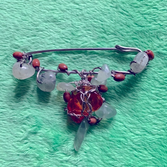 🦋Host pick🦋Vintage stone decorative quilt pin/multipurpose - Picture 1 of 12